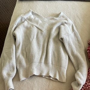 Pink Rose Vintage brand long sleeve small light grey soft sweater